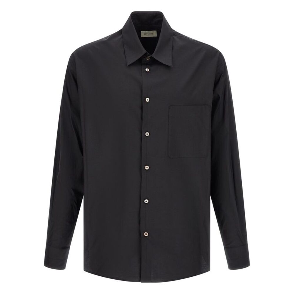 Lemaire Black Cotton Men's Blouse